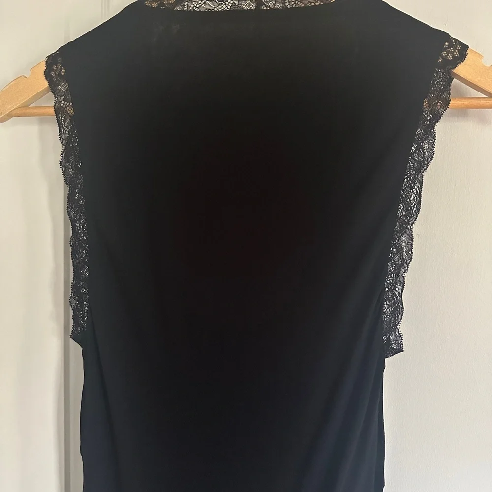 NEW  Reformation Sharla Long Dress Lace Black | size XS - Picture 9 of 9